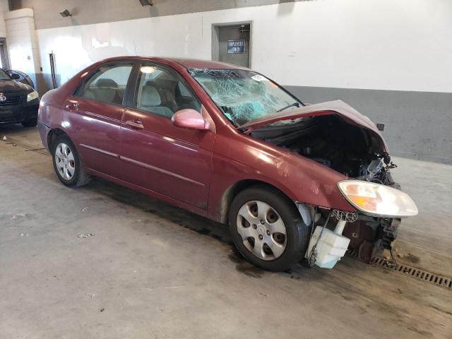 KNAFE122875401922 - 2007 KIA SPECTRA EX MAROON photo 4