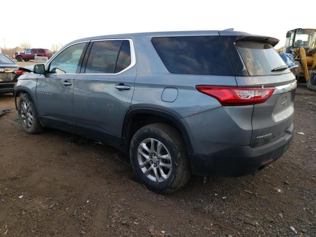 1GNERFKW8MJ160666 - 2021 CHEVROLET TRAVERSE LS GRAY photo 2