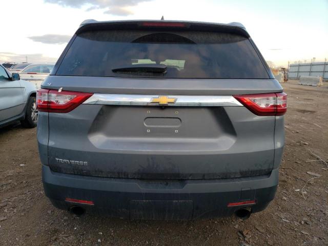 1GNERFKW8MJ160666 - 2021 CHEVROLET TRAVERSE LS GRAY photo 6