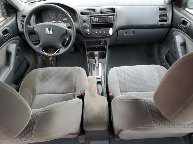 1HGES164X5L014317 - 2005 HONDA CIVIC DX SILVER photo 8