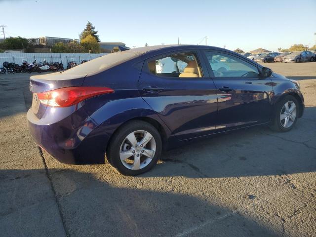 5NPDH4AE9DH309373 - 2013 HYUNDAI ELANTRA GLS BLUE photo 3