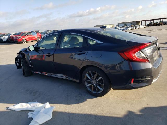 JHMFC1F78KX004334 - 2019 HONDA CIVIC EXL BLACK photo 2