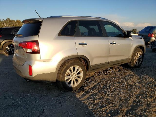 5XYKUDA78EG519007 - 2014 KIA SORENTO EX SILVER photo 3