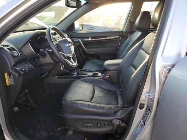 5XYKUDA78EG519007 - 2014 KIA SORENTO EX SILVER photo 7