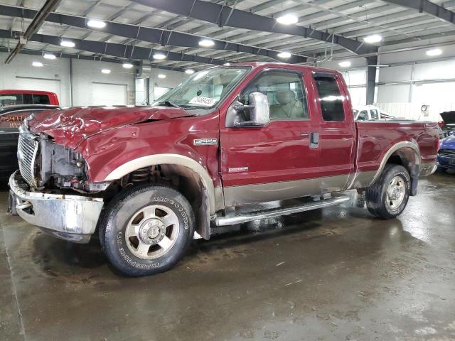 1FTSX21P46EB41760 - 2006 FORD F250 SUPER DUTY MAROON photo 1