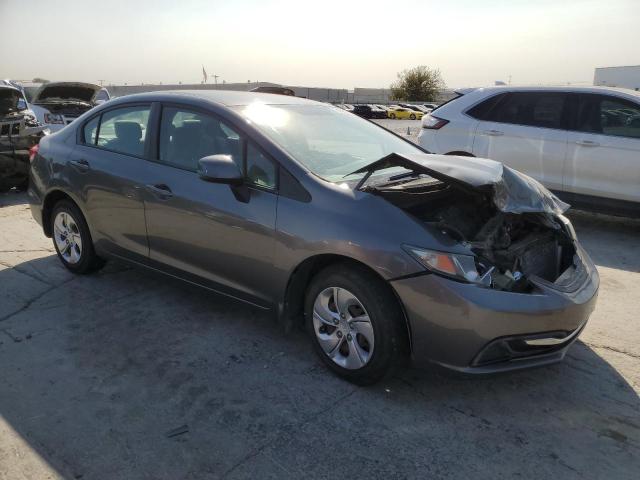 19XFB2F52DE026048 - 2013 HONDA CIVIC LX CHARCOAL photo 4