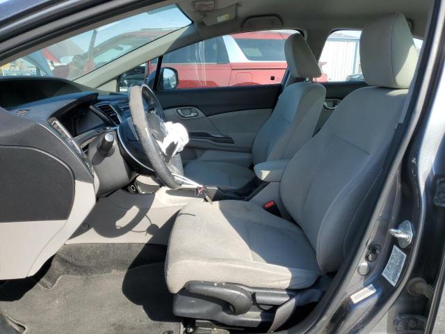 19XFB2F52DE026048 - 2013 HONDA CIVIC LX CHARCOAL photo 7