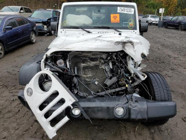 1C4GJWAG0HL554840 - 2017 JEEP WRANGLER SPORT WHITE photo 5