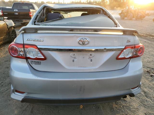 2T1BU4EE8BC579496 - 2011 TOYOTA COROLLA BASE SILVER photo 6