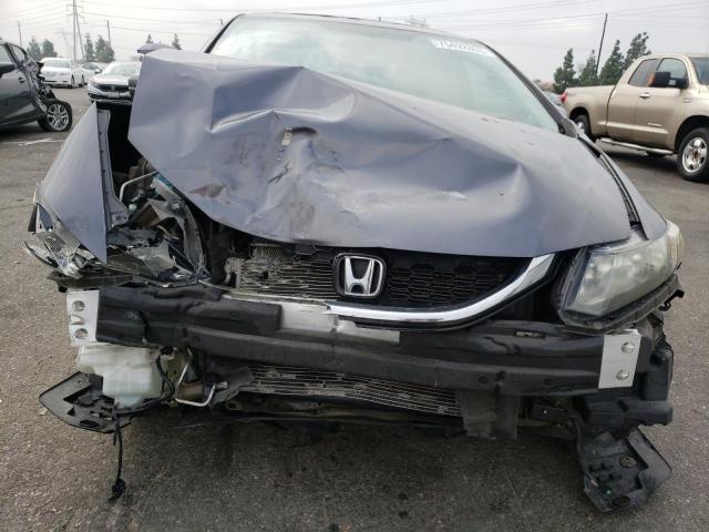 2HGFB2F98FH532480 - 2015 HONDA CIVIC EXL GRAY photo 5