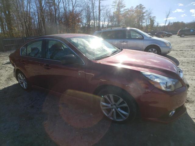 4S3BMBA69E3013296 - 2014 SUBARU LEGACY 2.5I RED photo 4