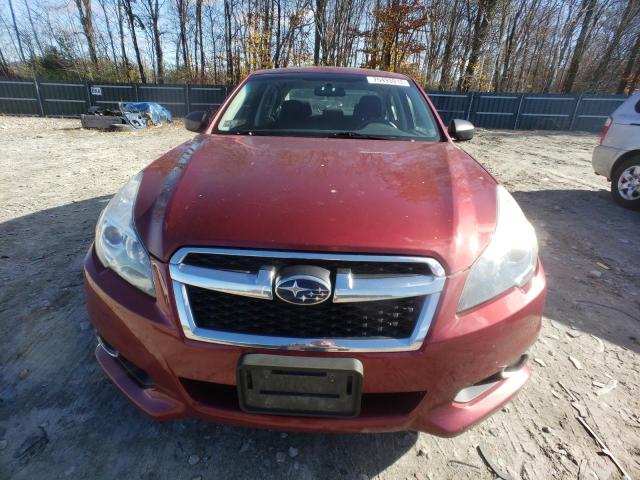 4S3BMBA69E3013296 - 2014 SUBARU LEGACY 2.5I RED photo 5