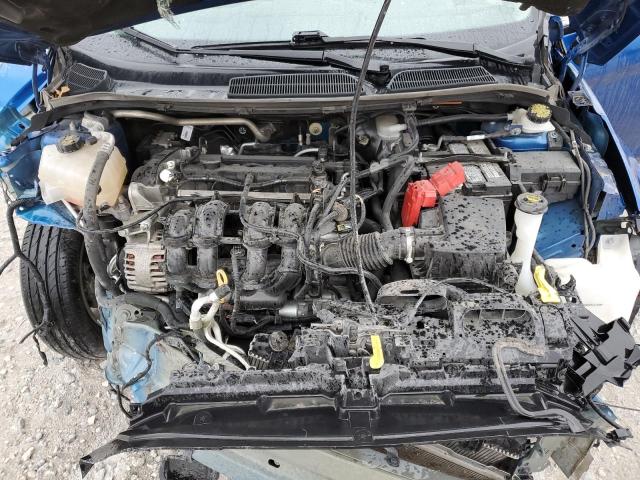 3FADP4EJ1KM131479 - 2019 FORD FIESTA SE BLUE photo 11