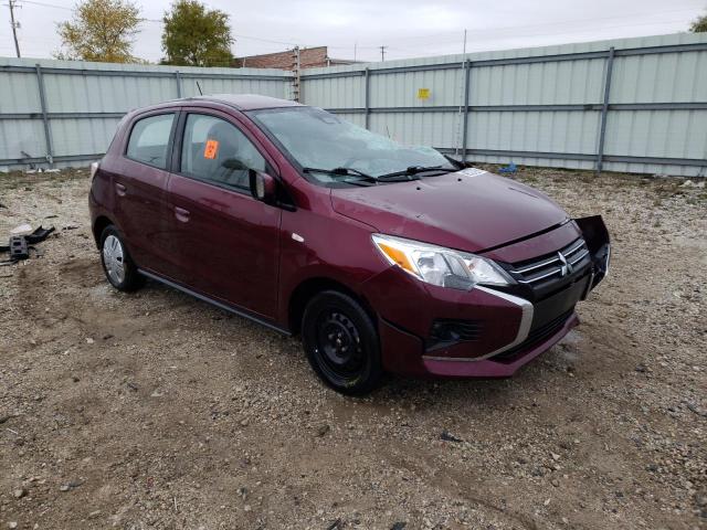 ML32AUHJ9MH004603 - 2021 MITSUBISHI MIRAGE ES MAROON photo 4