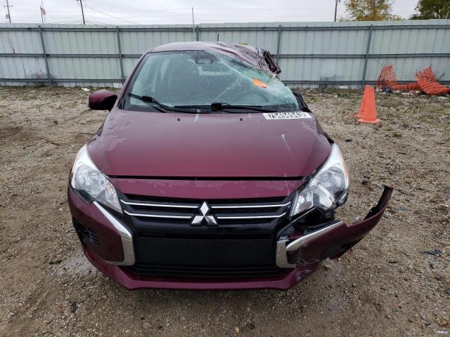 ML32AUHJ9MH004603 - 2021 MITSUBISHI MIRAGE ES MAROON photo 5