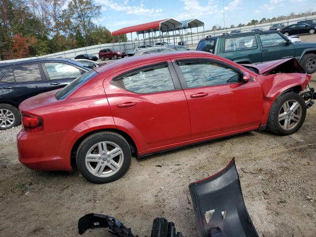 1B3BD1FB6BN508587 - 2011 DODGE AVENGER MAINSTREET RED photo 3