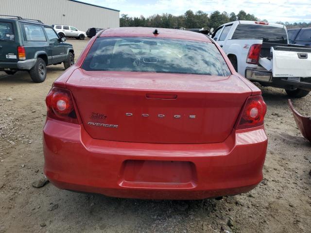 1B3BD1FB6BN508587 - 2011 DODGE AVENGER MAINSTREET RED photo 6