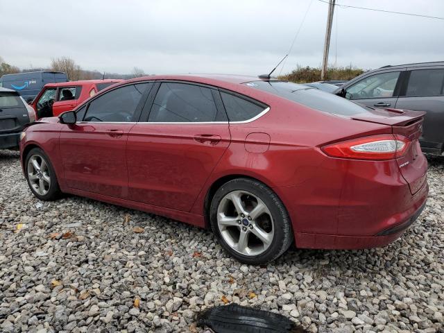 3FA6P0H79DR318623 - 2013 FORD FUSION SE BURGUNDY photo 2