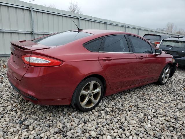 3FA6P0H79DR318623 - 2013 FORD FUSION SE BURGUNDY photo 3