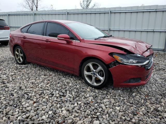 3FA6P0H79DR318623 - 2013 FORD FUSION SE BURGUNDY photo 4