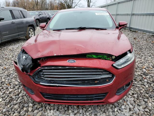 3FA6P0H79DR318623 - 2013 FORD FUSION SE BURGUNDY photo 5