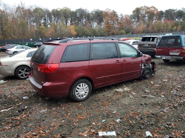 5TDZA23C46S526904 - 2006 TOYOTA SIENNA CE BURGUNDY photo 3