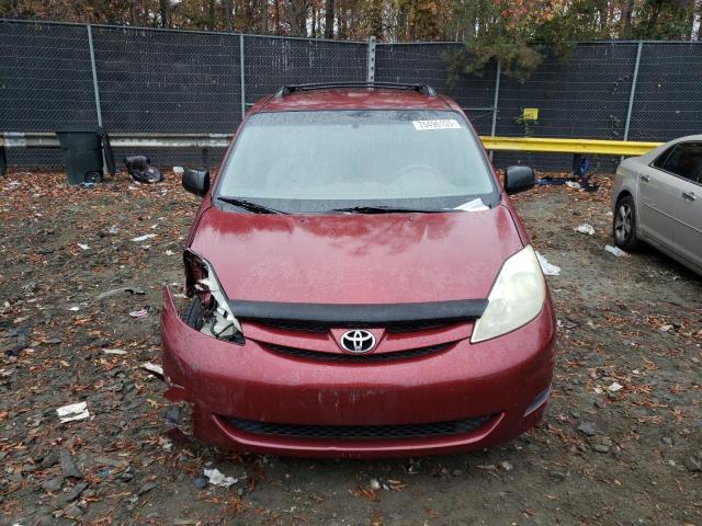 5TDZA23C46S526904 - 2006 TOYOTA SIENNA CE BURGUNDY photo 5