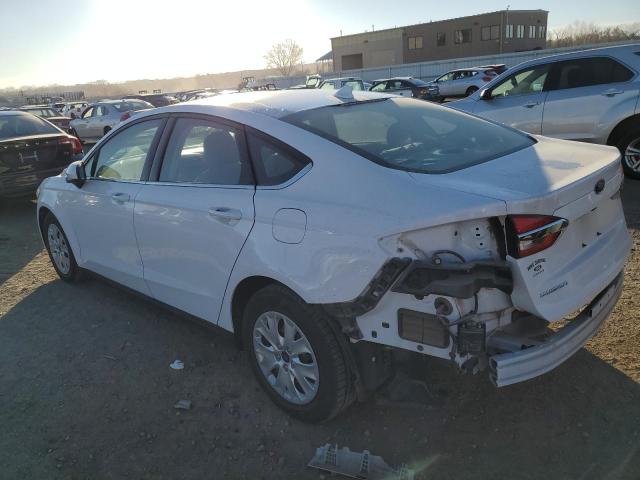 3FA6P0G73LR223992 - 2020 FORD FUSION S WHITE photo 2