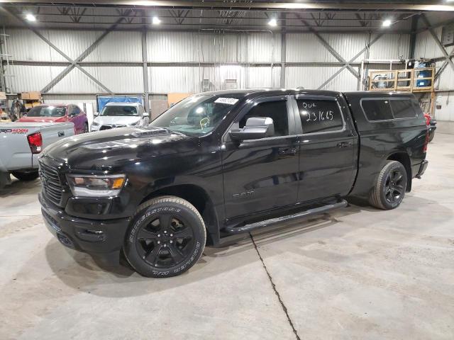 1C6SRFTT7MN693477 - 2021 RAM 1500 SPORT BLACK photo 1