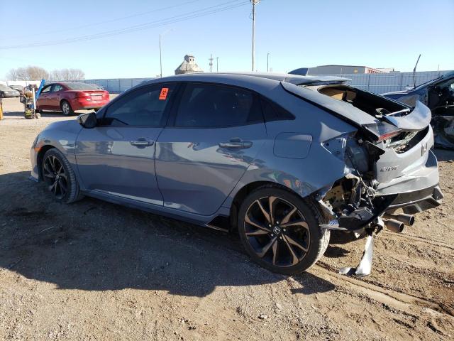 SHHFK7G45KU200803 - 2019 HONDA CIVIC SPORT ნაცრისფერი ფოტო 2