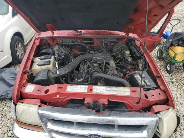 1FTYR10C4XPC08201 - 1999 FORD RANGER RED photo 11