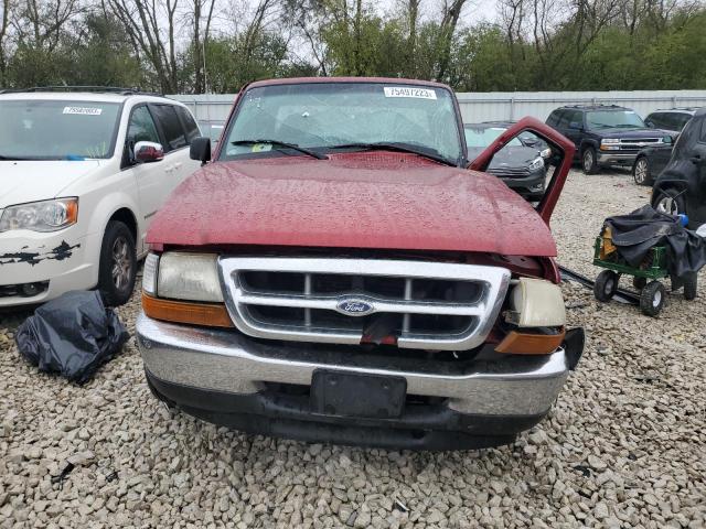 1FTYR10C4XPC08201 - 1999 FORD RANGER RED photo 5