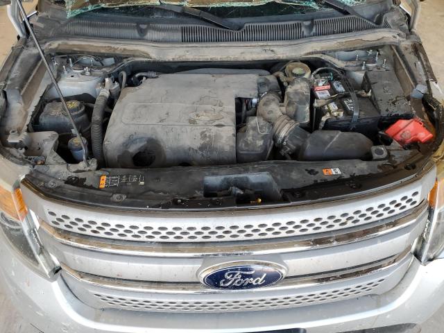 1FM5K7B8XDGA79391 - 2013 FORD EXPLORER SILVER photo 12