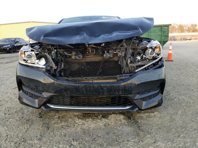 1HGCR2F39HA014938 - 2017 HONDA ACCORD LX BLACK photo 5