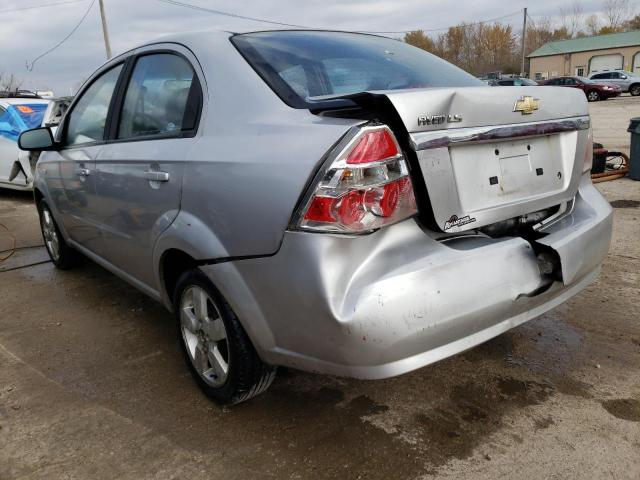 KL1TD56688B166770 - 2008 CHEVROLET AVEO BASE Gümüş foto 2