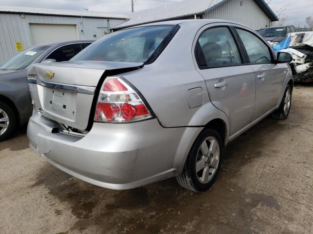 KL1TD56688B166770 - 2008 CHEVROLET AVEO BASE Gümüş foto 3