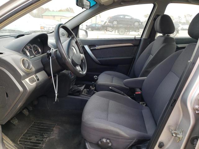 KL1TD56688B166770 - 2008 CHEVROLET AVEO BASE Gümüş foto 7