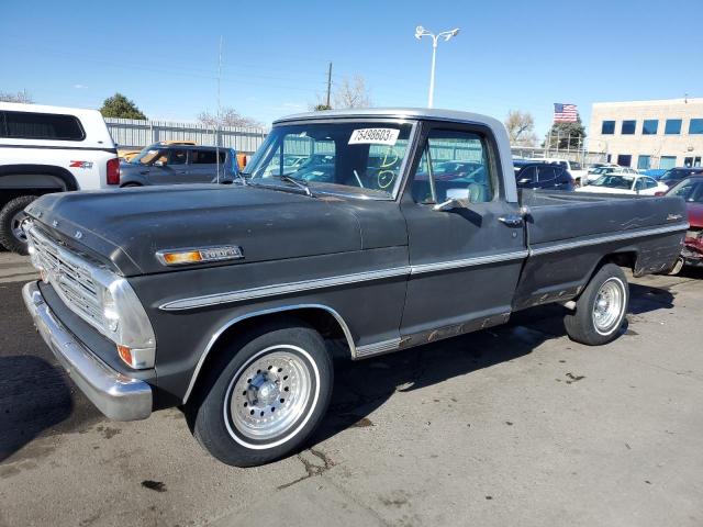 F10YRC61696 - 1968 FORD F100 BLACK photo 1