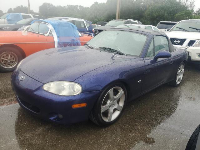 JM1NB353530306622 - 2003 MAZDA MX-5 MIATA BASE BLUE photo 1
