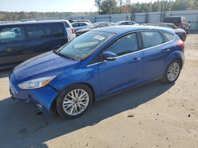 1FADP3N25JL332868 - 2018 FORD FOCUS TITANIUM BLUE photo 1