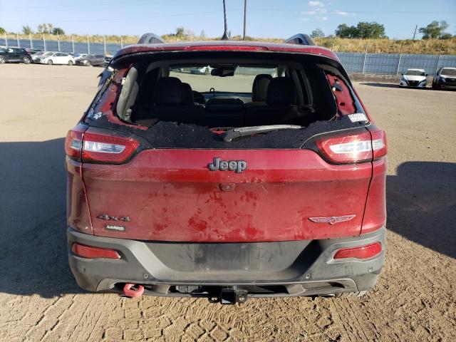 1C4PJMBS8GW360531 - 2016 JEEP CHEROKEE TRAILHAWK RED photo 6