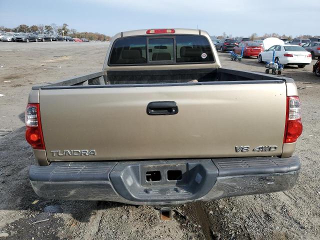 5TBBT44145S457529 - 2005 TOYOTA TUNDRA ACCESS CAB SR5 BEIGE photo 6