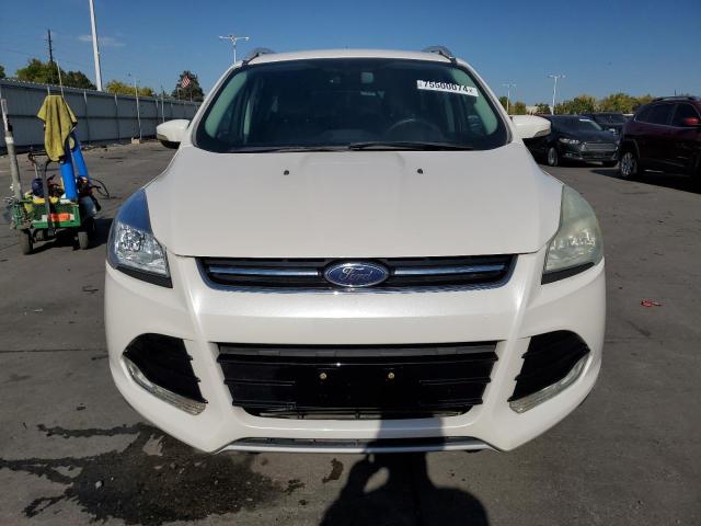 1FMCU9J91EUC21671 - 2014 FORD ESCAPE TITANIUM WHITE photo 5