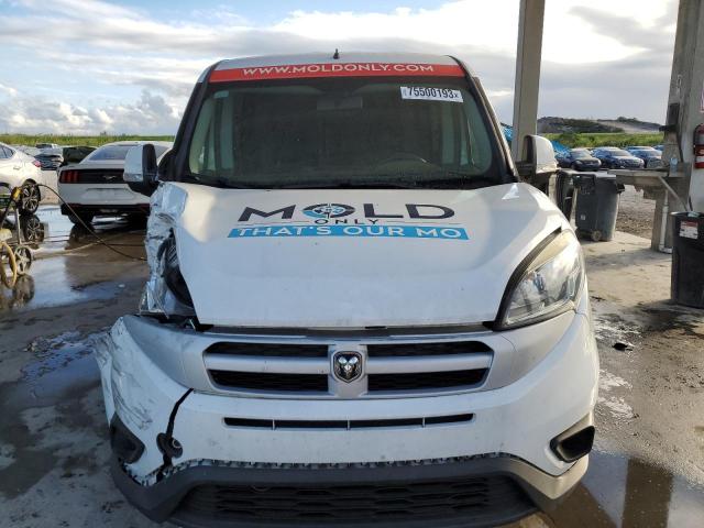 ZFBERFBB2H6H06415 - 2017 RAM PROMASTER SLT WHITE photo 5