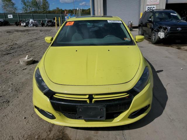 1C3CDFBH4DD156097 - 2013 DODGE DART SXT YELLOW photo 5