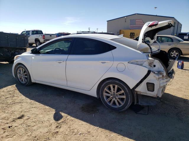 5NPDH4AE3FH571747 - 2015 HYUNDAI ELANTRA SE WHITE photo 2