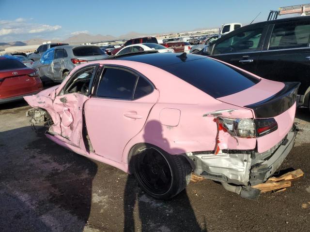 JTHBK262672030821 - 2007 LEXUS IS 250 PINK photo 2