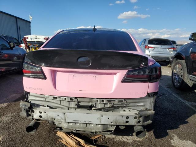 JTHBK262672030821 - 2007 LEXUS IS 250 PINK photo 6