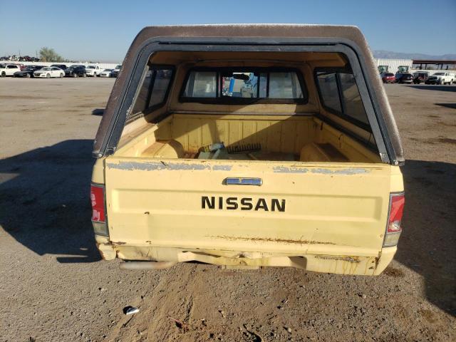 JN6ND01S2GW128738 - 1986 NISSAN 720 YELLOW photo 6