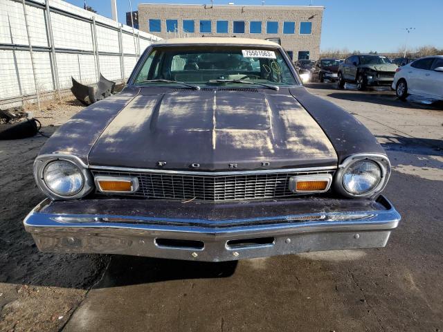 6K92L169166 - 1976 FORD MAVERICK BLUE photo 5